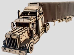 American Truck and Trailer 3D Puzzle