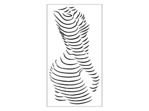 Woman 3D Body Stencil