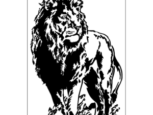 Lion Stencil